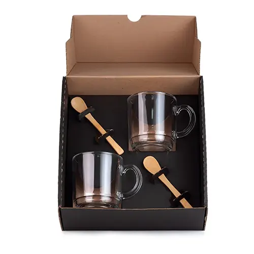 Kit Canecas com Colheres 4 Pçs SMKT-9039F - Image 2